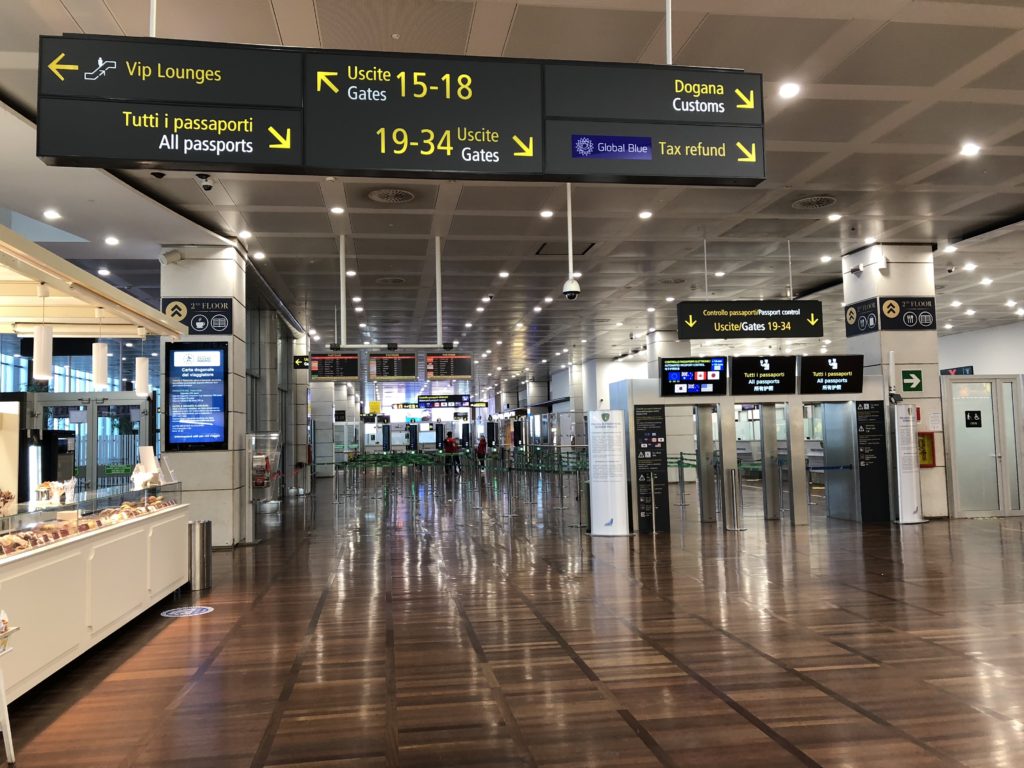 Aeroporto di Venezia - Area extra-Schengen