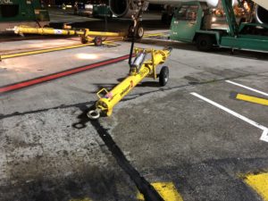 Pushback towbar Dublin airport