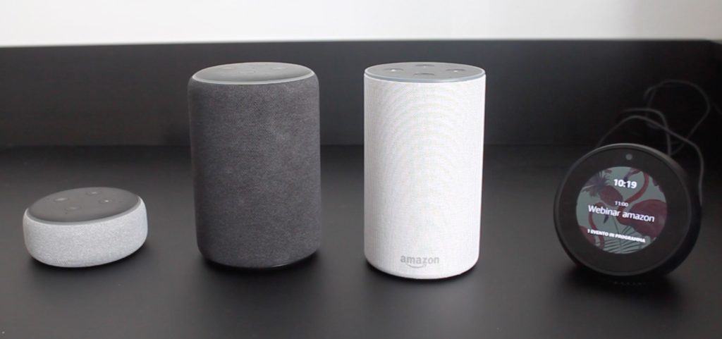 Prodotti Amazon Echo con Alexa