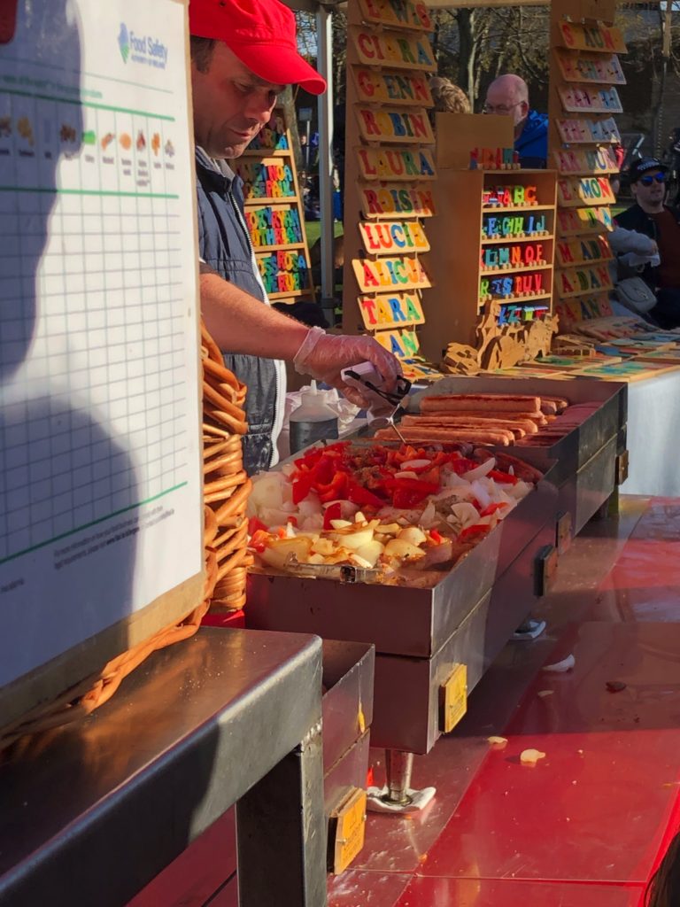 Food Market People's Park Hot Dog stand