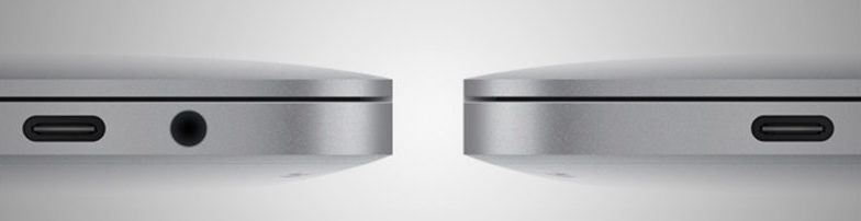 MacBook con porte USB-C