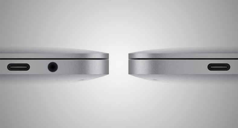 MacBook con porte USB-C