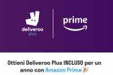 Deliveroo Gratis con Amazon Prime