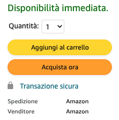 Sconto Venduto e Spedito Amazon