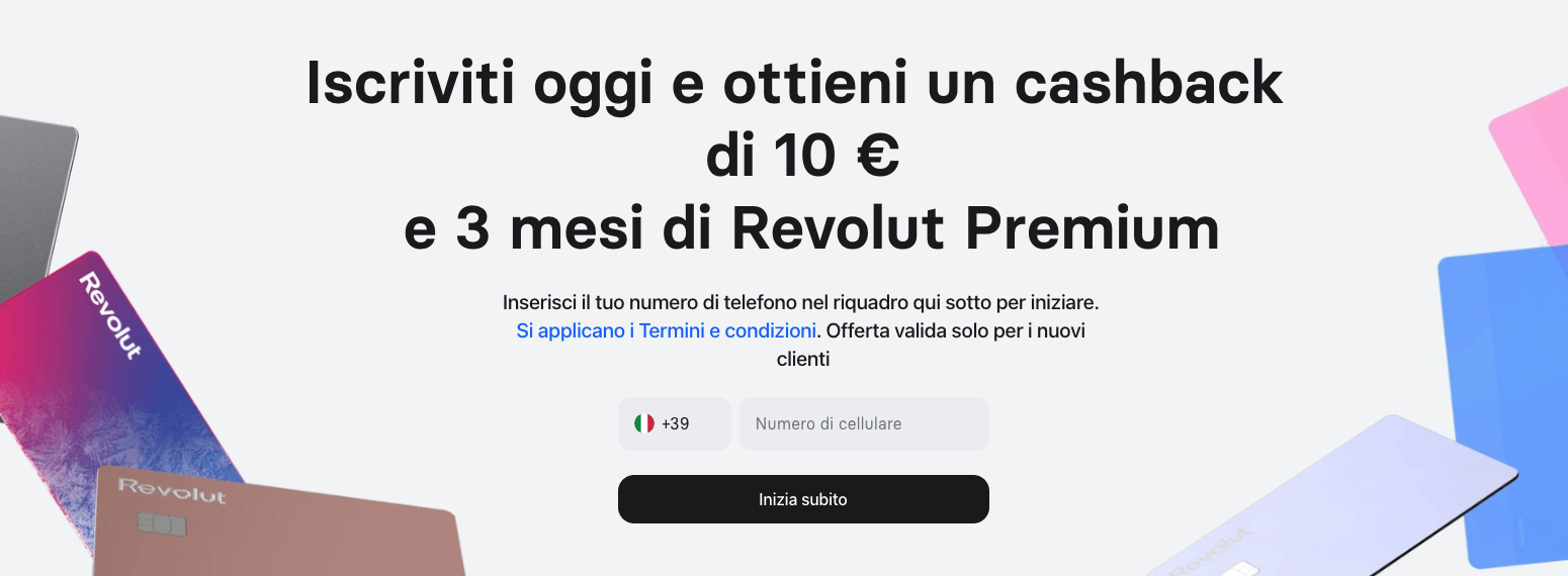 Promo Cashback Revolut €10 myHobby.fun