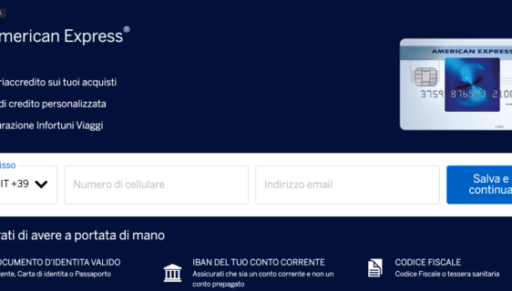 American Express Blu - Cashback tutto l'anno